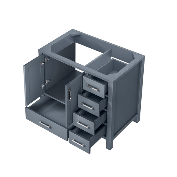 English Elm Dark Grey Bath Vanity 36" W X 22" D - Elegant Design, Soft-Close Drawers & Versatile Storage Space B2731P258820