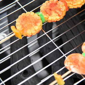 English Elm Outsunny Portable Charcoal Bbq Smoker Grill with Wheels Shelf and Adjustable Vents W2225P172524