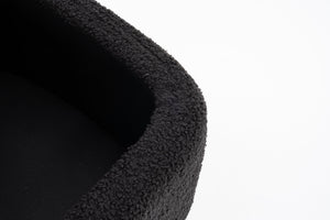 English Elm Bench Modern Black Upholstered Storage Seat – Versatile Entryway, Living Room, Or Bedroom Accent T3903P372081