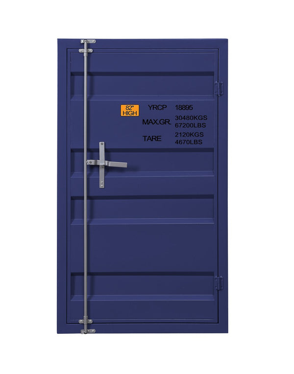 English Elm Cargo Industrial Metal Storage Cabinet with Locking Door and Adjustable Shelves for Loft B2726P411564