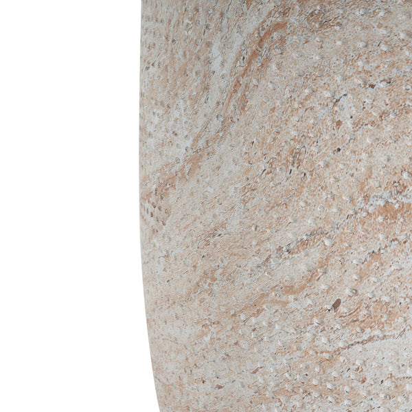 English Elm Christopher Knight Home® - Outdoor/Indoor Lightweight Concrete Side Table, Stylish Travertine Finish For Versatile Use N773P253801Z