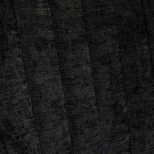 English Elm Rayon High Back Dining Chair Set with Plush Flocking Upholstery, Golden Stainless Legs, Comfort-Focused Design Black W1143P293315