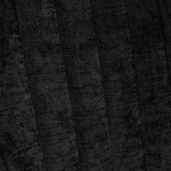 English Elm Rayon High Back Dining Chair Set with Plush Flocking Upholstery, Golden Stainless Legs, Comfort-Focused Design Black W1143P293315