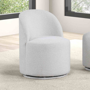 English Elm Contemporary Northall Arm Chair with Sleek Upholstery and Minimalist Profile for Modern Dining Spaces White 25 L x 27 W x 34 H B2741P406968