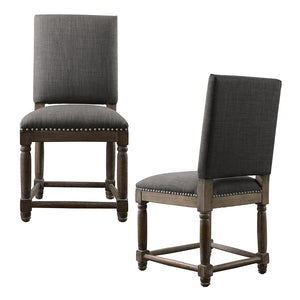 Madison Park Cirque Industrial Dining Chair (Set of 2) FPF18-0184 Grey