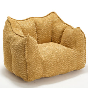 English Elm Sofa plush beanbag chair with superfiber cover and resilient foam filling for ultimate home comfort and relaxation Yellow W1996P252269