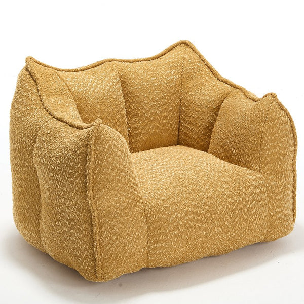 English Elm Sofa plush beanbag chair with superfiber cover and resilient foam filling for ultimate home comfort and relaxation Yellow W1996P252269