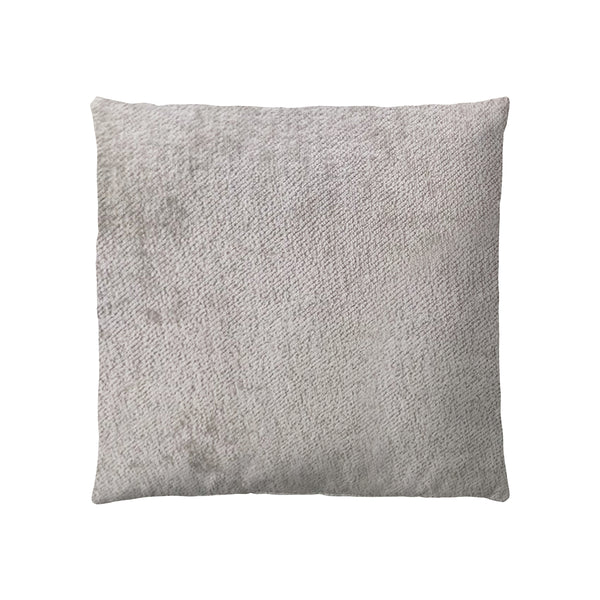 JLA Home Chapel Hill - Solid Square Plush Accent Pillow 20x20 for Sofas & Beds — Hypoallergenic, Feather-Blend Loft, Easy-Care Closure Light Grey CH30-0028