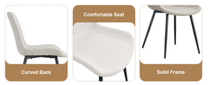 English Elm Table Set 42 Inch Round Wood Grain Mdf with Glass Inlay and 4 Ergonomic Chairs Brown+Black,White W1151S04488