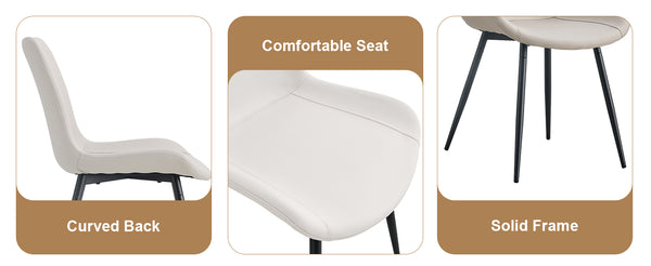 English Elm Table Set 42 Inch Round Wood Grain Mdf with Glass Inlay and 4 Ergonomic Chairs Brown+Black,White W1151S04488