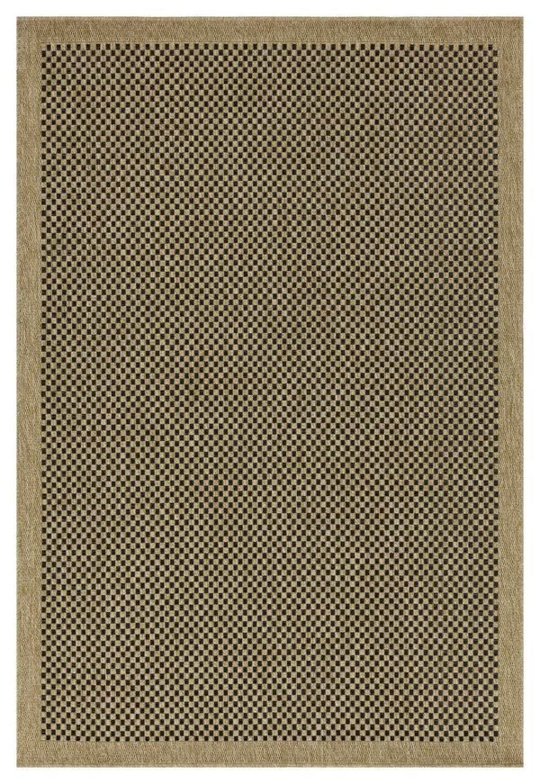English Elm Earth Jute-Look Area Rug 5'3" X 7'3" For Indoor/Outdoor Use - Durable, Easy-Clean, Stylish Design B186P198818