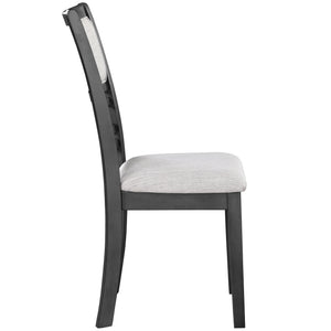 English Elm Zoei Brown and Gray Upholstered Dining Chairs (Set Of 2)