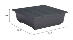 Zuo Modern Tien Side Table - Modern Aluminum Design For Stylish Living Spaces And Convenient Decor Display Black Aluminum 704139-zuo-modern