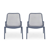 Christopher Knight Home® - Noble House - Bucknell Outdoor Modern Dining Chair - Set of 2