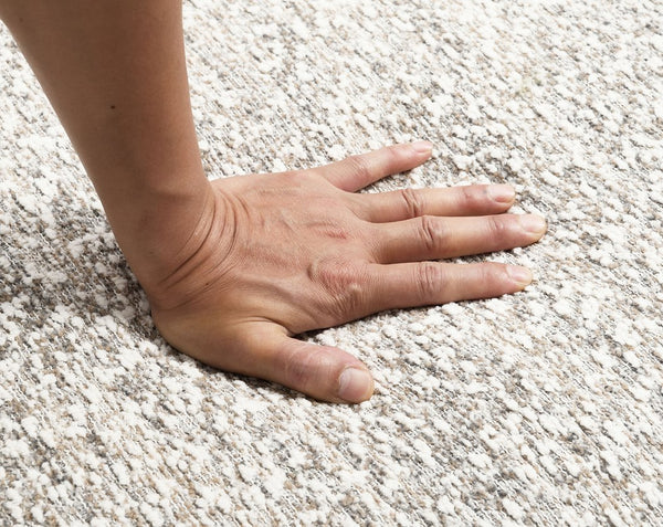 English Elm Contemporary Sculpted Barrel-Back Arm Chair with Smooth Casters, Neutral Textured Upholstery, Stylish Accent Seating Brown Mix,Brown Multi 42 L x 40 W x 35 H B2741P401431