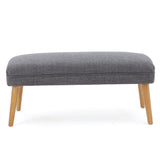 Christopher Knight Home® - Noble House - Desdemona Light Grey Fabric Ottoman