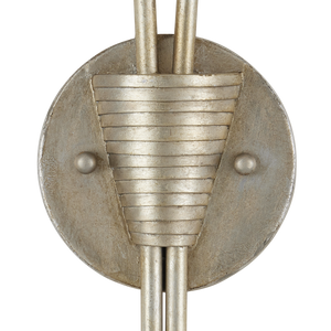 Paradiso Gold & Silver Wall Sconce - Nature-Inspired Elegance with Contemporary Design Flourish