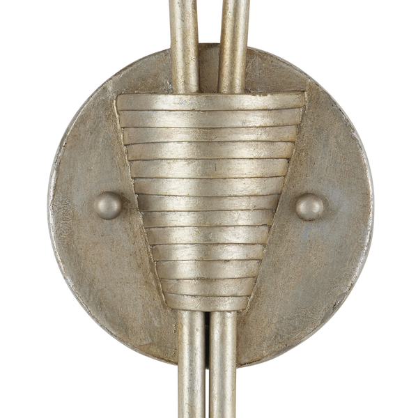 Paradiso Gold & Silver Wall Sconce - Nature-Inspired Elegance with Contemporary Design Flourish