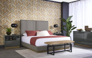 Sunpan Pilar Bench - Handcrafted Cowhide Seating with Stylish Black Iron Frame for Elegant Transitional Spaces Brown