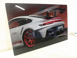 English Elm 16X10 Sports Car Led Wall Art – Modern Acrylic Light Up Picture With Remote For Home & Garage Decor T3976P383251