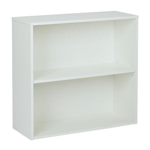 OSP Home Furnishings Prado 30" 2 Shelf Bookcase White
