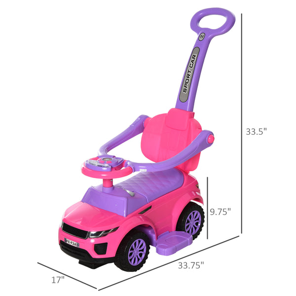 English Elm Aosom Cat Licensed Toddler Pedal Excavator with Moving Shovel and Under Seat Storage W2225P217969