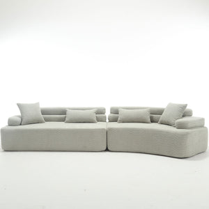 English Elm Modern Foam-Filled Sleeper Sofa Bed For Living Room & Bedroom, Stylish Boucle Design, 3 Colors W2705S00008-GIGA