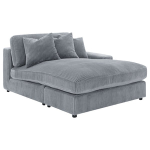 English Elm Cassidy Corduroy Sectional with Chaise Lounge for Relaxed Living Room Comfort B062S01422