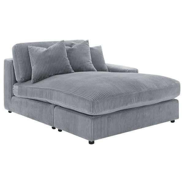English Elm Cassidy Corduroy Sectional with Chaise Lounge for Relaxed Living Room Comfort B062S01422