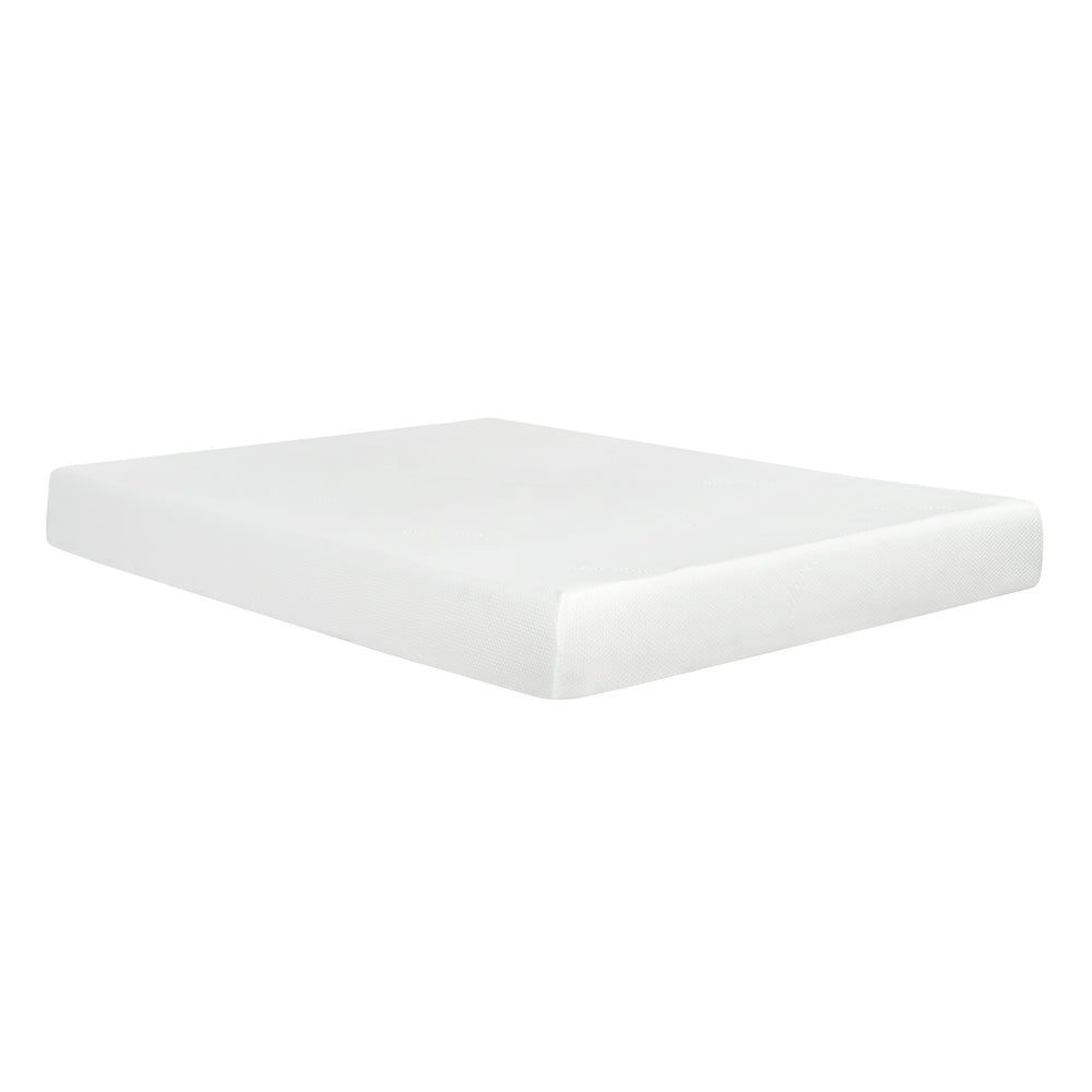 English Elm Twin-XL Plush 8" Gel Memory Foam Mattress in a Box — Aloe-Infused Jacquard Cover, Cooling Supportive Comfort B2741P287505