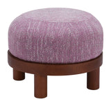 Gome Ottoman Wisteria Purple 110185 Zuo Modern