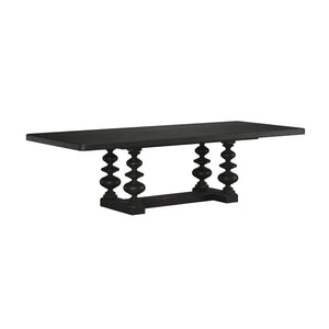 Atrium Trestle Dining Table - Extendable 96-136" for Family Gatherings, Stylish Design & Durability