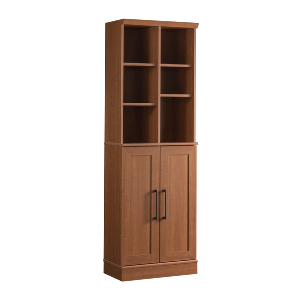 English Elm Storage Cabinet with Adjustable Shelves and Levelers for Compact Bathrooms, Kitchens, Laundry Rooms Brown B356P354416