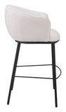 Essen Barstool Ivory 109808 Zuo Modern