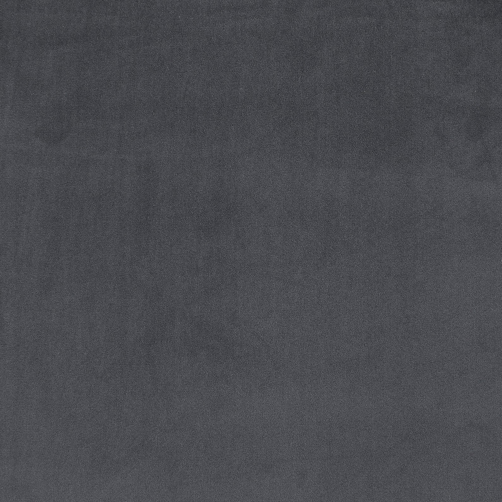 English Elm Luxe Dark Grey Kidney Sofa with Gold-Trim Arms, Diamond Quilting & Channel Tufting for Luxe Lounge B062P342726