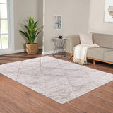 Madison Park Sophie Transitional Talas Trellis Area Rug in Cream MP35-8040 Cream