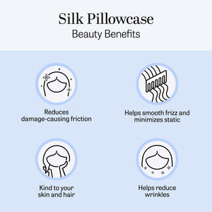 JLA Home Madison Park - 100% Mulberry silk pillowcase 25mm 6A OEKO-TEX hidden zipper for smoother hair, fewer sleep lines, luxe feel 30 L x 20 W x 0.13H MPT21-0127