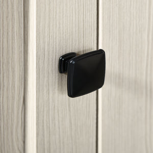 English Elm HOMCOM Farmhouse Writing Desk with Storage Drawers & Cabinets, Adjustable Shelves, Sturdy MDF Finish W2225P200833