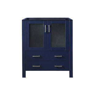 English Elm Navy 30-in Bath Vanity Cabinet in Navy Blue with Soft-Close Drawers, Solid Wood Frame, Preassembled B2731P260426