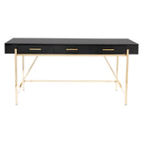 OSP Home Furnishings Broadway Desk Black