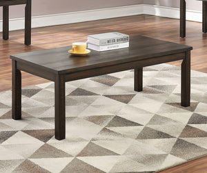 English Elm Espresso 3-Piece Coffee Table Set with Pine Wood Top, Sturdy Espresso Finish, Classic Living Room Elegance B011P237480