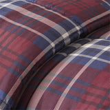 Madison Park Essentials Bernard Lodge/Cabin 3M Scotchgard Down Alternative Comforter Mini Set BASI10-0398 Red