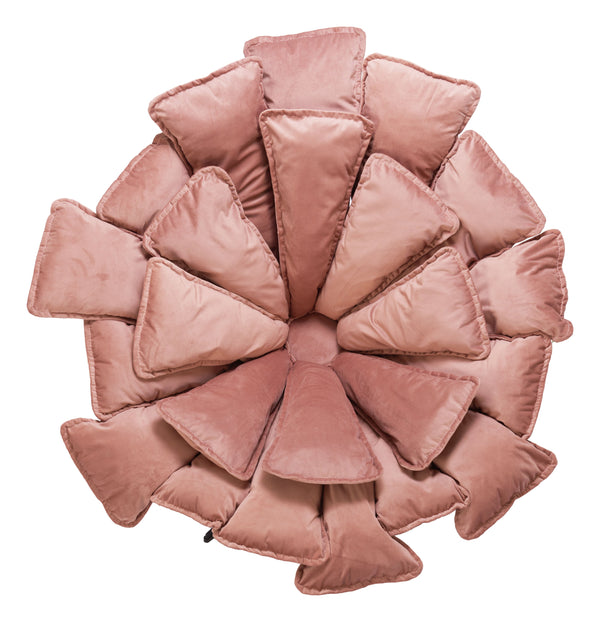 Zuo Modern Kipas Swivel Accent Chair In Luxurious Pink Velvet - Elegant Design For Living Rooms & Lobbies Pink 100% Polyester,Plywood,Steel 110339-zuo-modern