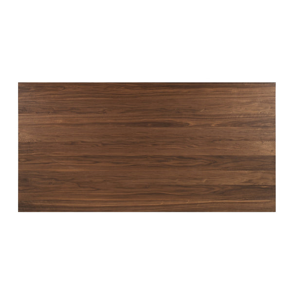 English Elm Christopher Knight Home® - DINING table solid wood and MDF farmhouse dining table 74.5" versatile large desk gaming surface farmhouse style durable design Walnut 60386.00