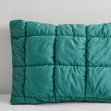 Intelligent Design Velvet Dream Puff Casual 3 Piece Comforter Set ID10-2344 Teal