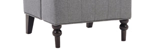 English Elm 1pc Wingback Accent Chair Diamond Tufted Polyester Upholstery Formal Living Room Seat B011P201978
