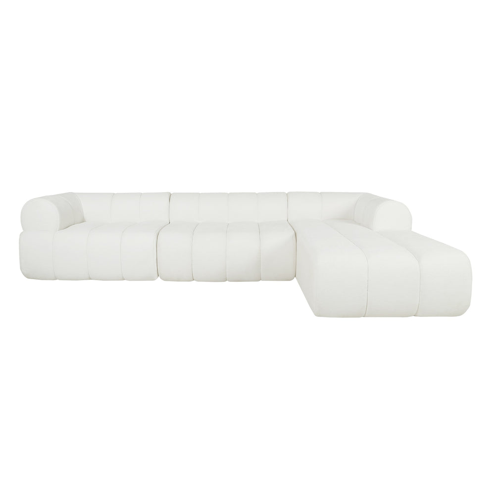 English Elm Package Modular L-shaped Sectional Low-profile Foam Sofa for Modern Living Rooms N767P277693A