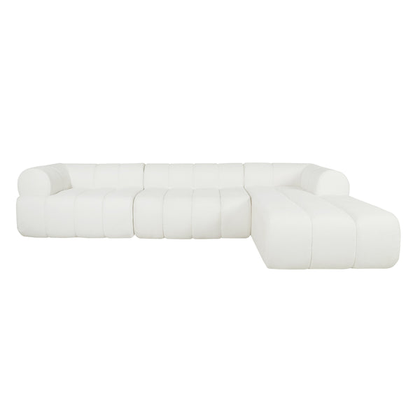 English Elm Package Modular L-shaped Sectional Low-profile Foam Sofa for Modern Living Rooms N767P277693A