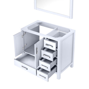 English Elm White Bath Vanity 36" W X 22" D, Elegant Solid Wood Design With Soft-Close Drawers & Quick Install B2731P258804-GIGA