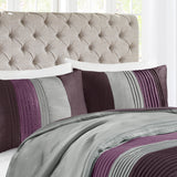 Madison Park Amherst Transitional 7 Piece Comforter Set MP10-127 Purple